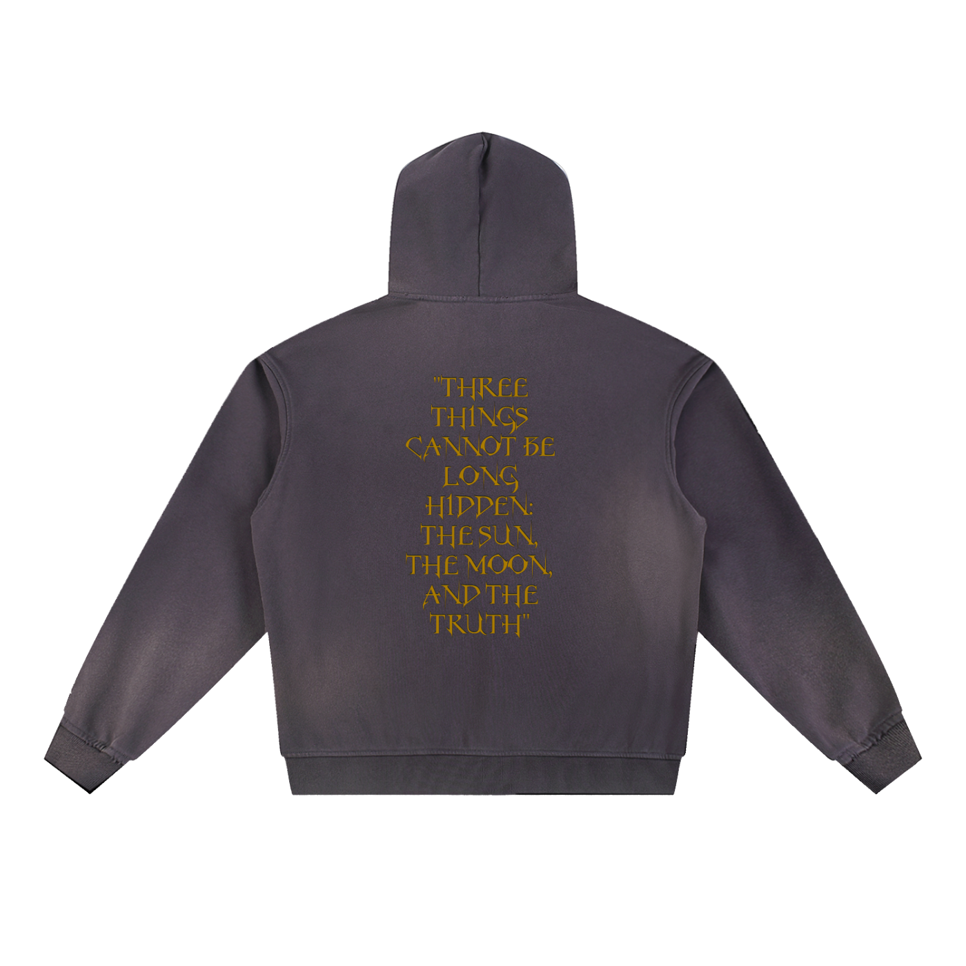 BUDAI FRAYED HOODIE