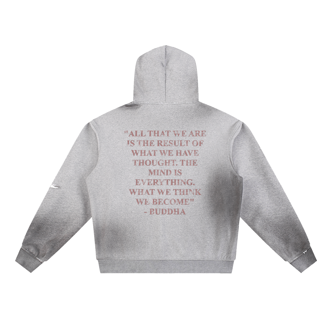 BUDDHA FRAYED HOODIE