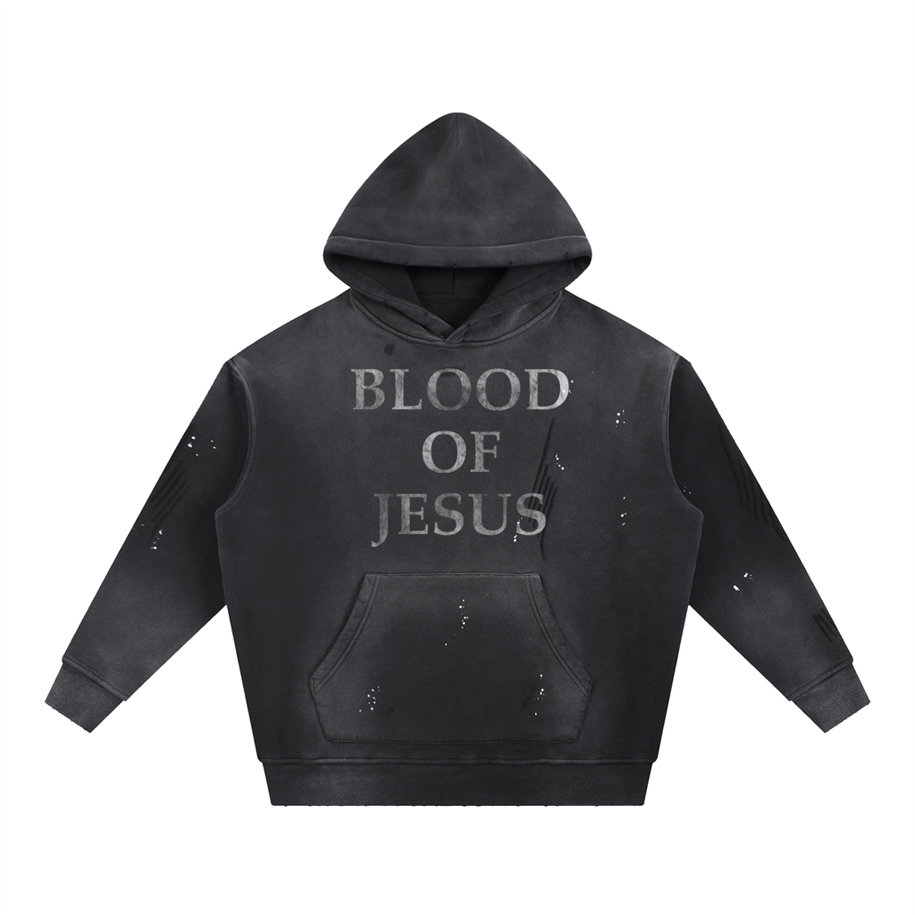 BLOOD OF JESUS VINTAGE HOODIE