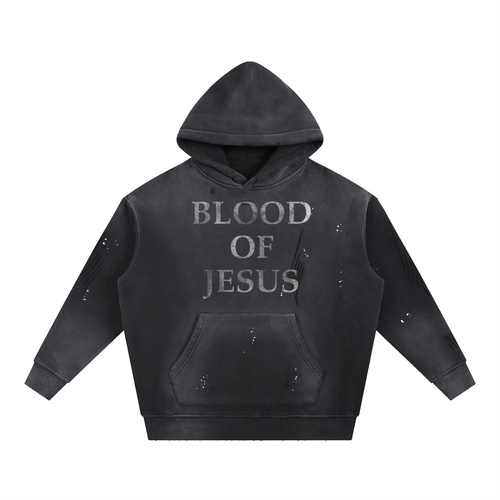 BLOOD OF JESUS VINTAGE HOODIE