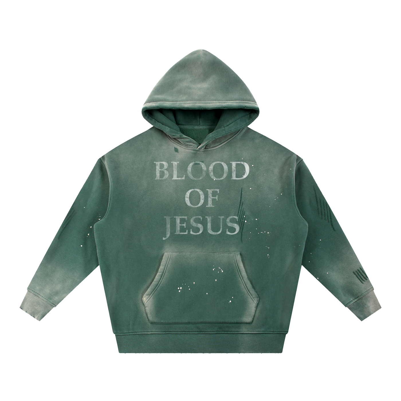 BLOOD OF JESUS VINTAGE HOODIE
